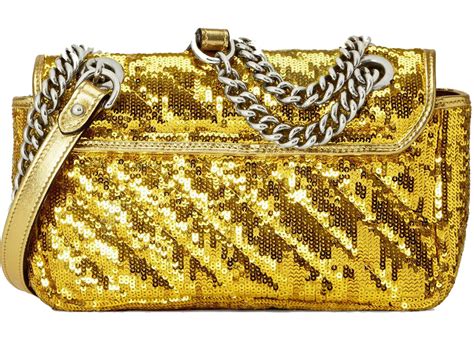 gucci gold sequin bag|Gucci handbags for women.